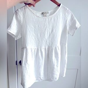 Final Touch Made in USA SMALL white top